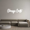 Custom neon sign Chrissys Crafts