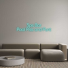 Custom neon sign 3ps Bar
Pool...