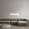 Custom neon sign Community