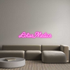 Custom neon sign LotusMedics