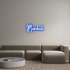 Custom neon sign Marshall