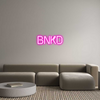 Custom neon sign BNKD