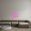 Custom neon sign Addie