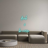 Custom neon sign drink 
&
be...
