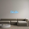 Custom neon sign Eddi's Bar