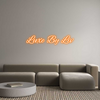 Custom neon sign Luxe By Liv
