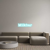 Custom neon sign Milkbar
