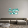Custom neon sign In matcha 
w...