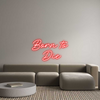 Custom neon sign Born to 
Die