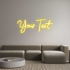 Custom neon sign Your Text