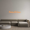 Custom neon sign Peaches Or Cr...