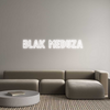 Custom neon sign Blak Meduza