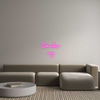 Custom neon sign Glow this 
way