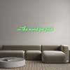 Custom neon sign in the mood f...