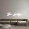 Custom neon sign The Lodge