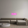 Custom neon sign DUNK
