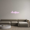 Custom neon sign Anastasia