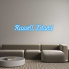 Custom neon sign Russell Island