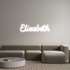 Custom neon sign Elizabeth