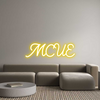 Custom neon sign MCUE