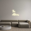 Custom neon sign The 
Alchins