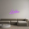 Custom neon sign Lulu