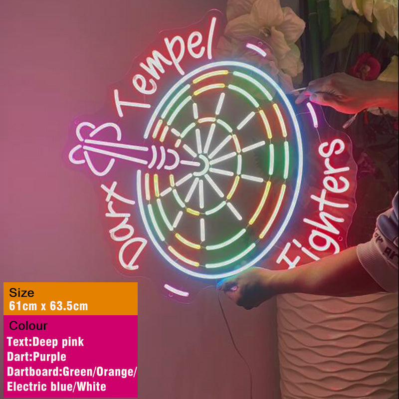 Design neon lights for customer