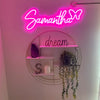 Custom Name with Butterfly LED Neon Sign