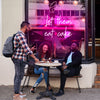 let them eat cake neon sign for Bakery