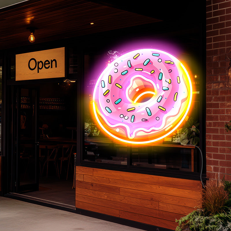 Donut LED Neon Sign