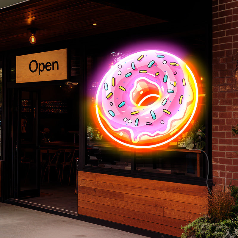 Donut LED Neon Sign