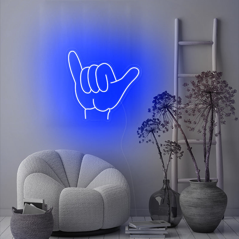 Epic Shaka Hand LED Neon Sign| Room and Man Cave Decor