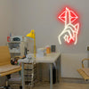 Customised Nails on Lip Neon Sign