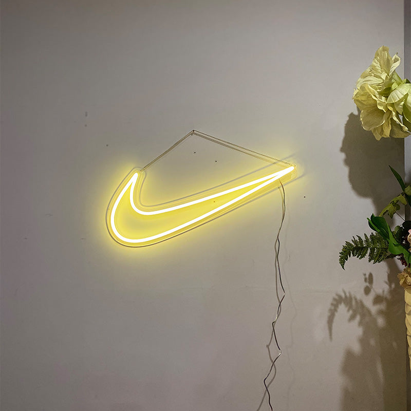 Swoosh LED Neon Sign