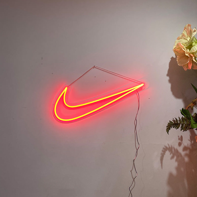 Brand LOGO Swoosh LED Neon Sign | LED Lights for Retail Stores