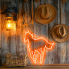 White pony sign