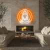 Buddhism Neon Light
