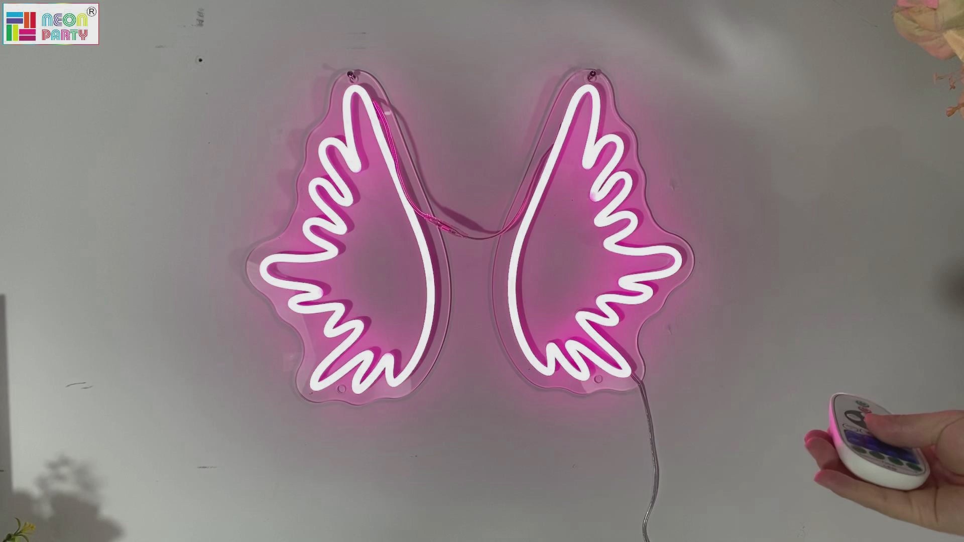Angelic Wings Led Signs