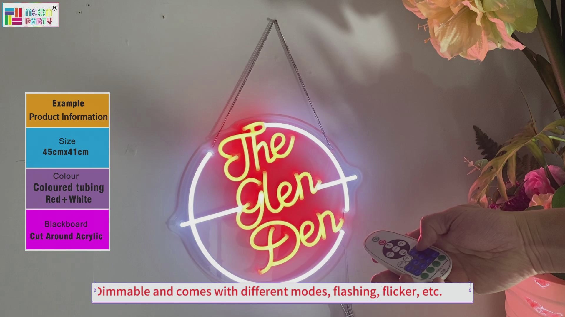 Personalised Gin & Tonic Neon