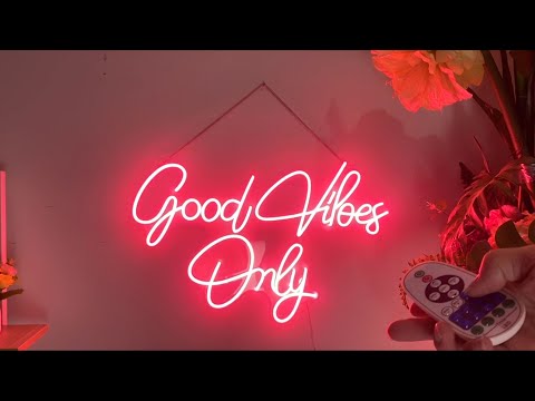 Good Vibes Only Neon Lights