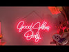 Good Vibes Only Neon Lights