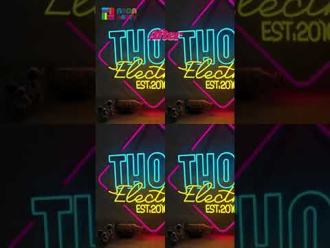 Neon Logo Sign