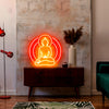 Buddhism Neon Light