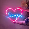 Customisable name neon sign with heart