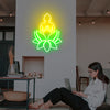 Lotus Flower Buddha Neon