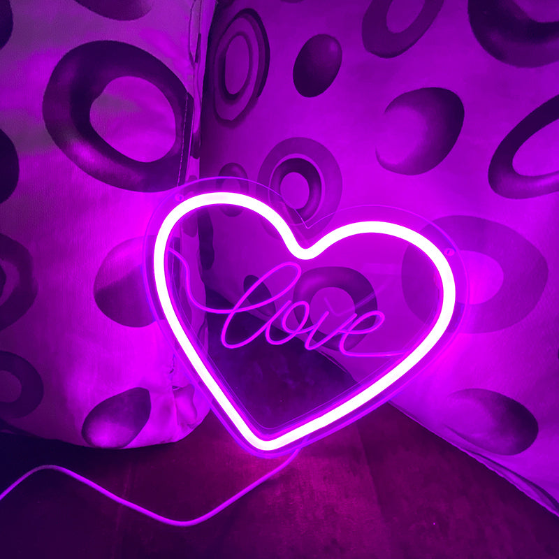 Love Heart Neon Sign small cute heart led neon lights