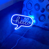 Hello neon signs