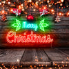 merry christmas neon sign