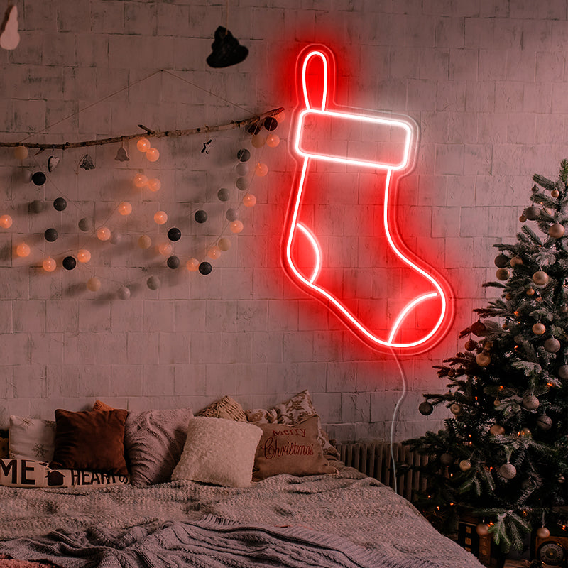 Christmas Stocking Neon Sign