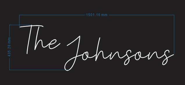 Design neon lights for customer